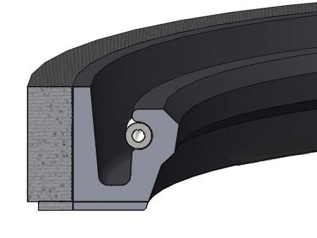 GSRWE7  NBR80-FKM80  "Anello di Tenuta per Alberi Rotanti"